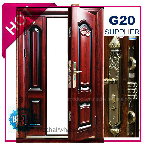 2021 Hot Security Modern Front Steel Door for House (EF-S146ZM)