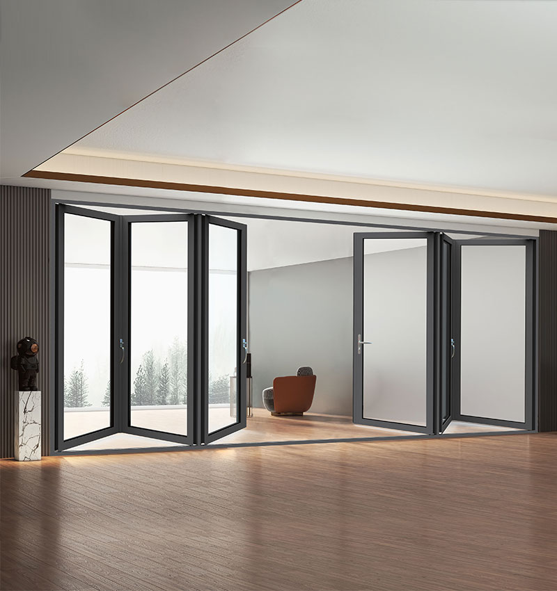 What maintenance is required for an aluminum gliding patio folding door to last for decades