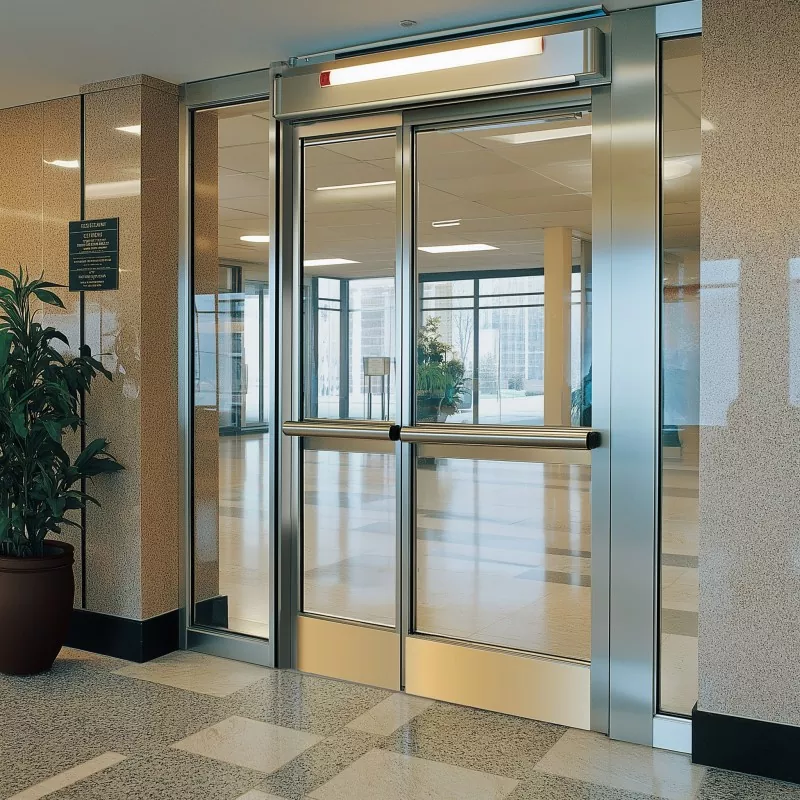 Why are aluminum hotel exit spring doors the preferred choice for high traffic hotel exits