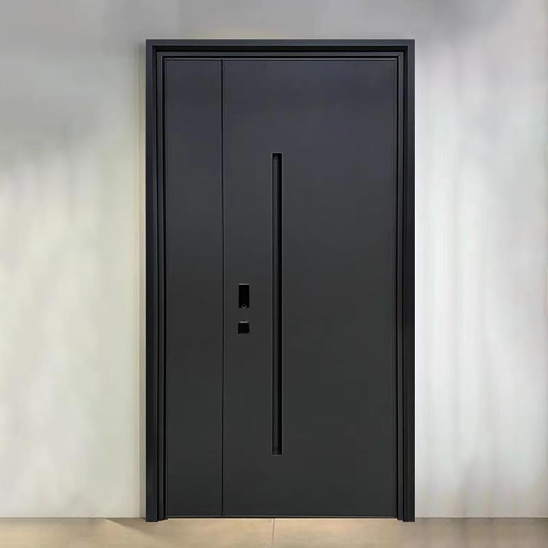 What makes the thermal performance of an Italian minimalist mother son door superior to traditional doors