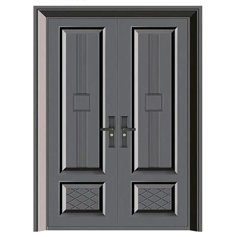 Can a fire-resistant copper-aluminum double door withstand extreme temperatures better than steel alternatives