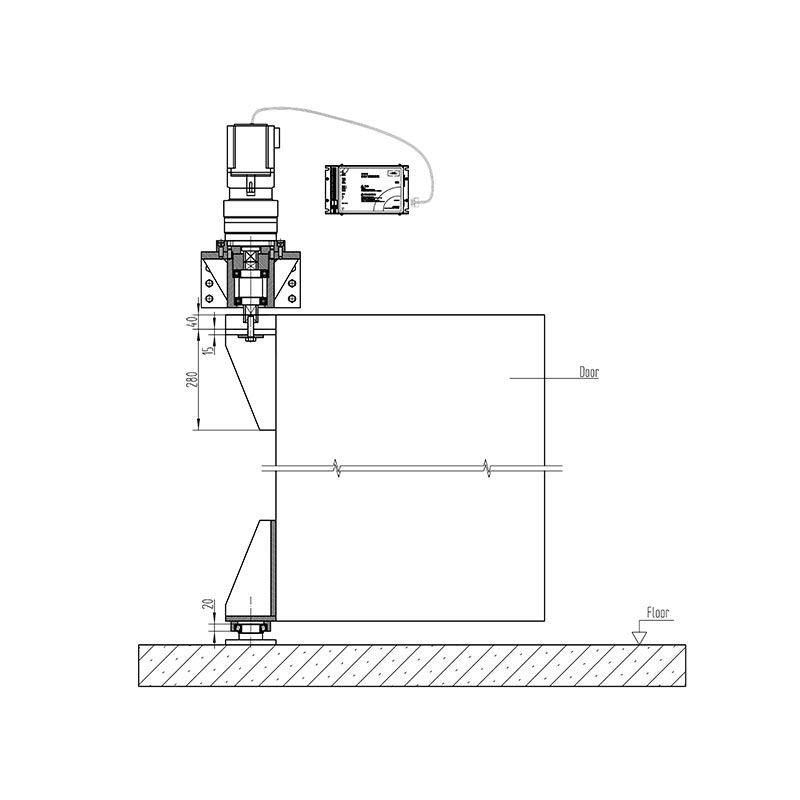How Does a 3000 kg Automatic Swing Operator Improve Industrial Door Performance?