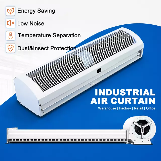 How Does an Air Curtain Generate a High-Speed Airflow Barrier?