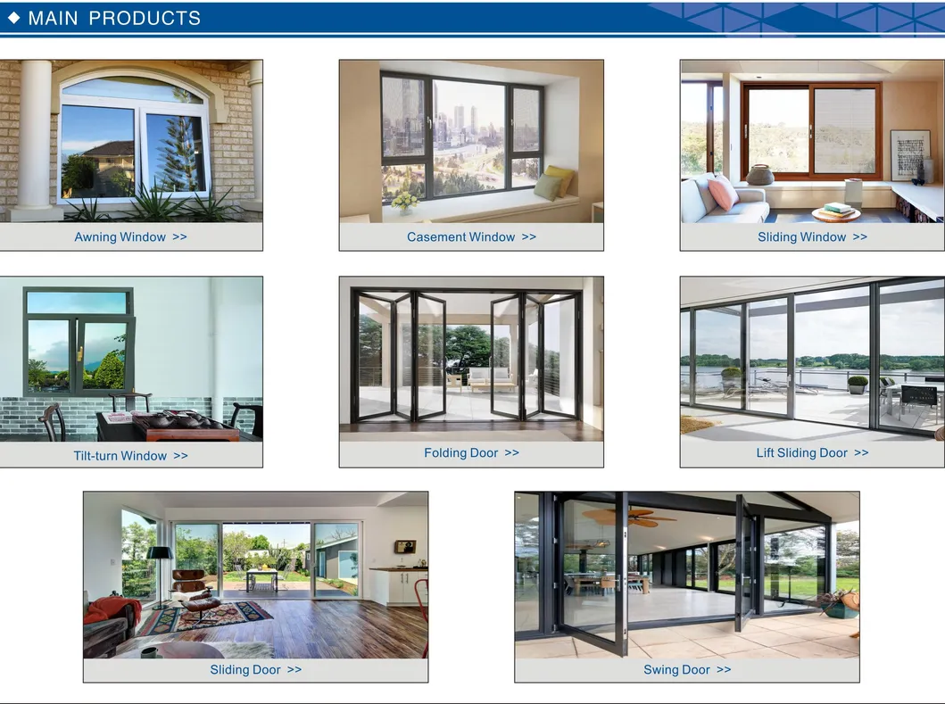 6+12A+6mm Low-E Double Glazing Casement Window Price