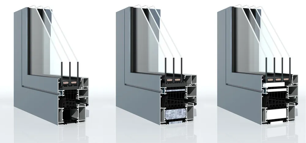 6+9A+6mm Double Glazing Aluminum Sliding Window Price