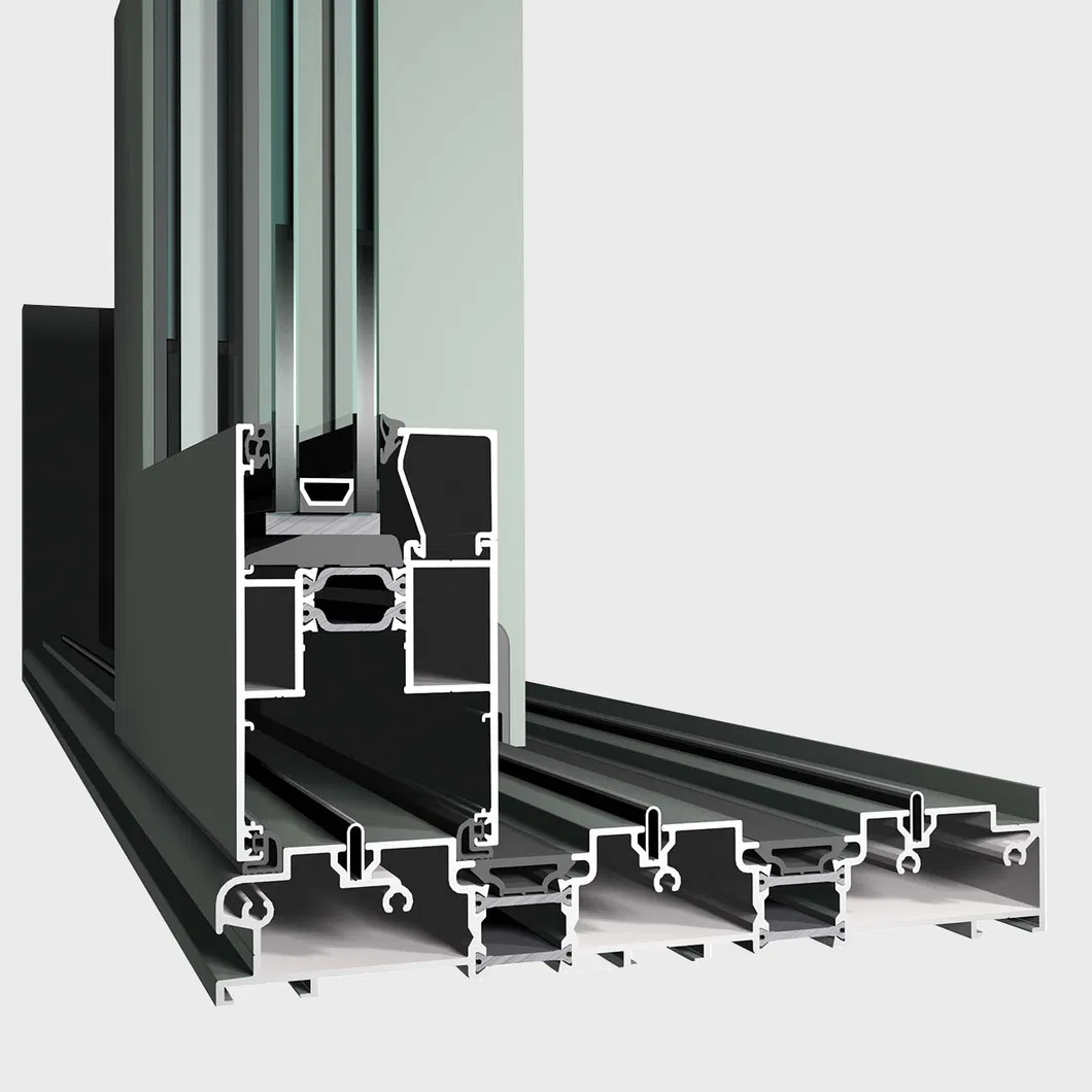 6+9A+6mm Double Glazing Aluminum Sliding Window Price