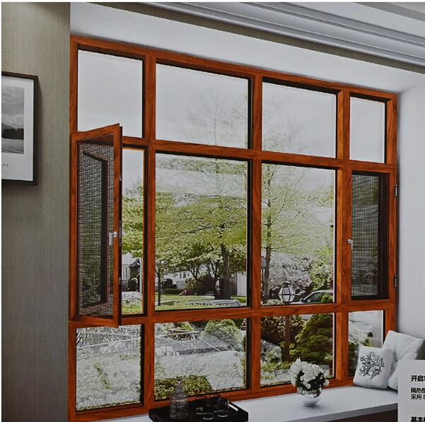 Airproof and Soundproof Aluminum Fench Casement Window