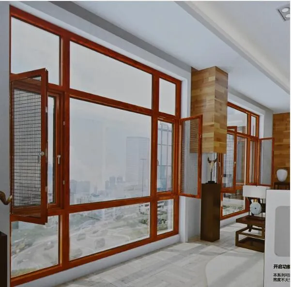 Airproof and Soundproof Aluminum Fench Casement Window