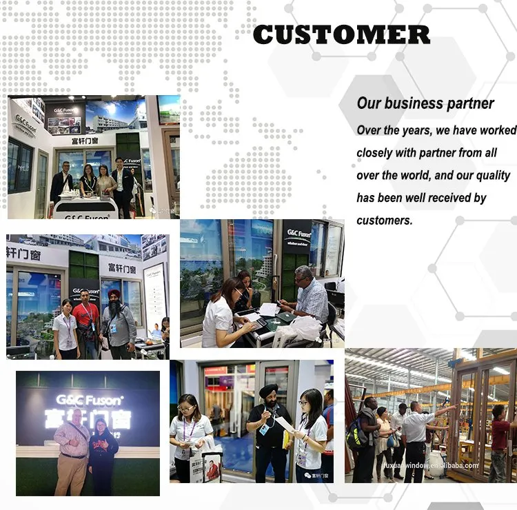 Aluminium Alloy White Color Frame Soundproof Double Glaze Window, Typhoon Proof Sliding Window