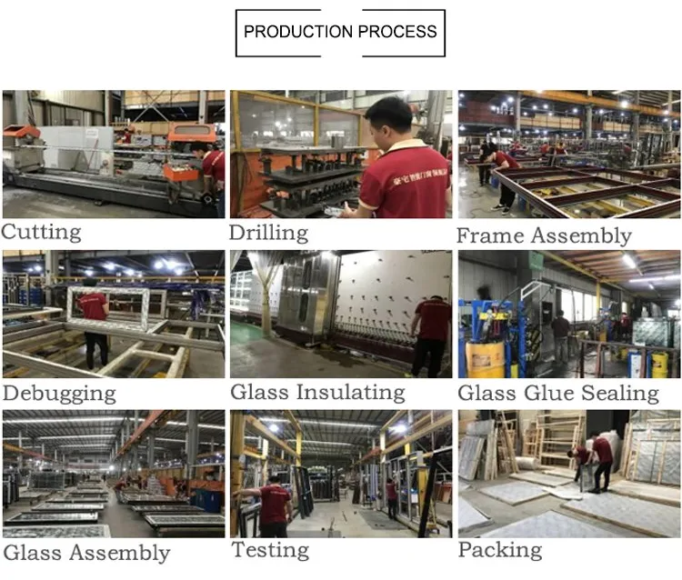 Aluminium Alloy White Color Frame Soundproof Double Glaze Window, Typhoon Proof Sliding Window