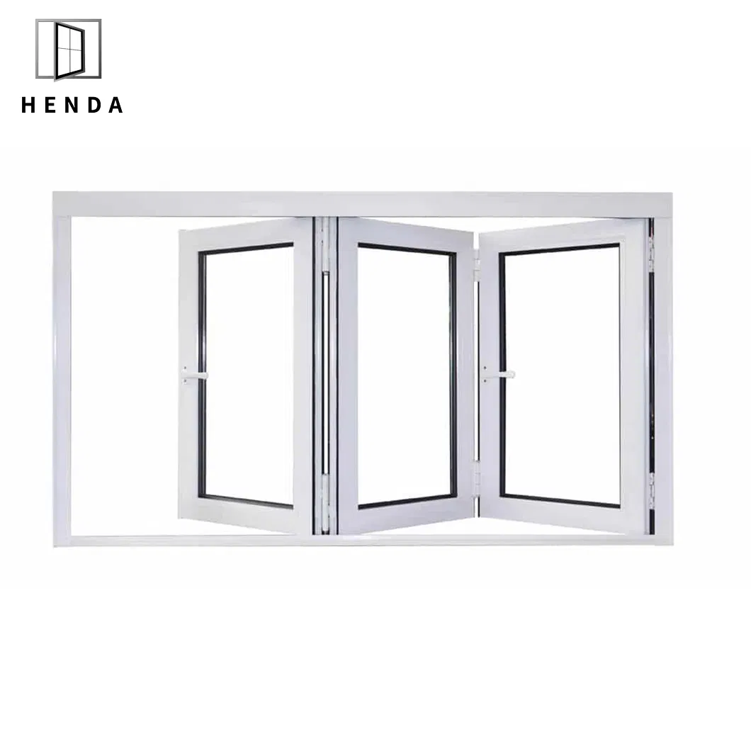 Aluminium Bi Fold Window Fold up Glass Windows First Floor Electric Vertical Lift and up Folding Window