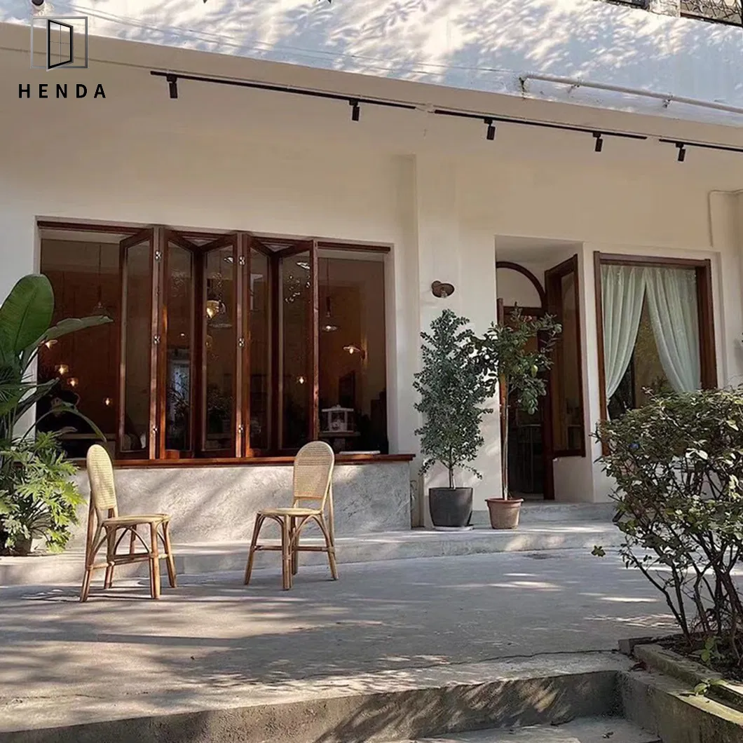 Aluminium Bi Fold Window Fold up Glass Windows First Floor Electric Vertical Lift and up Folding Window