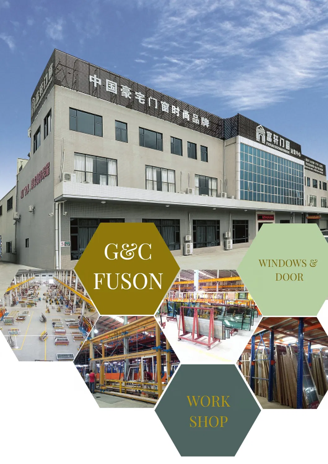 Aluminium Casement Window Swing Window with Double Glass