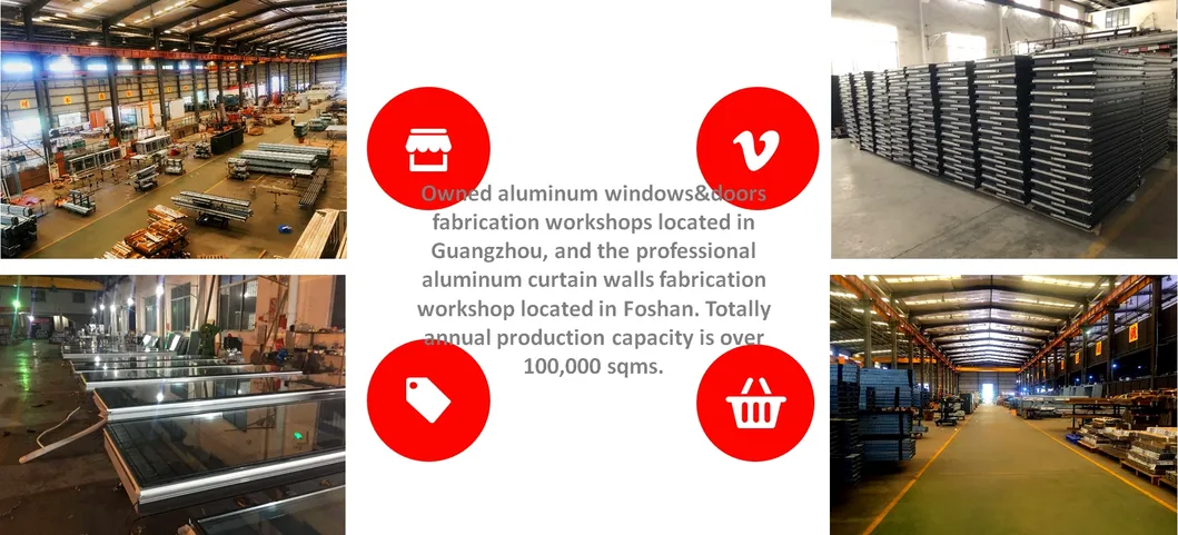 Aluminium Casement Window with Fixed Louver Shutter