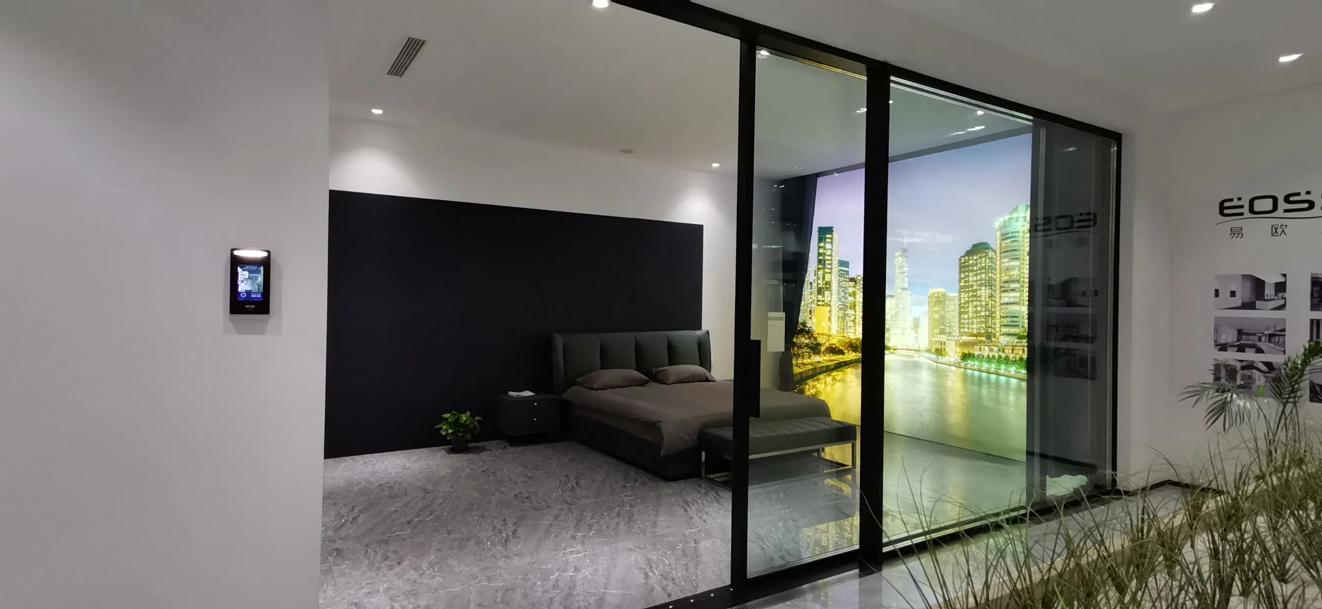 Aluminium Factory Price Aluminum Frame Color Can Customize Balcony Vents Left and Right Folding Doors Aluminium