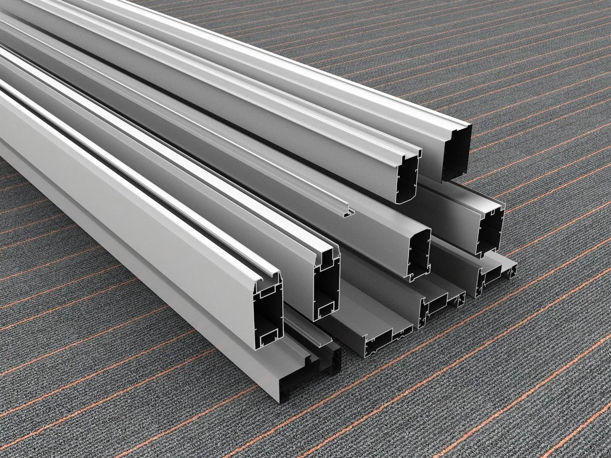 Aluminium Glass/MDF Office Partition Wall with Magnetic Blinds and Hinged Door