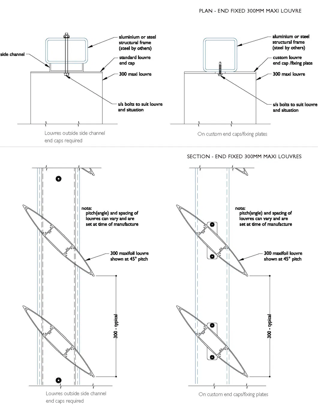 Aluminium Louvre for Exterior Wall Decoration