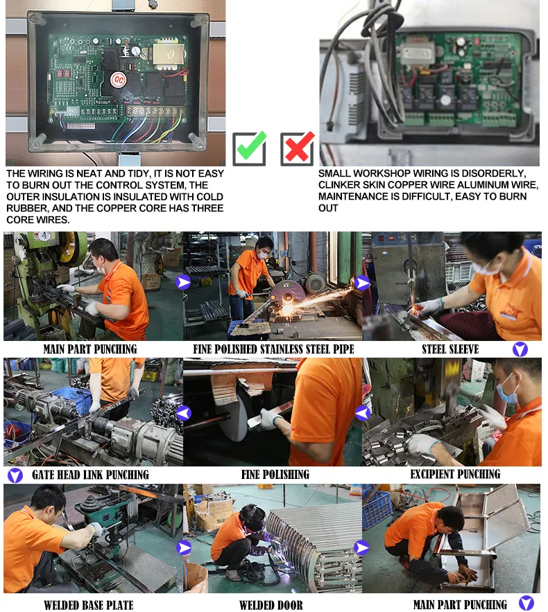 Aluminium Remote Control Retractable Entrance Security Stacking Gate