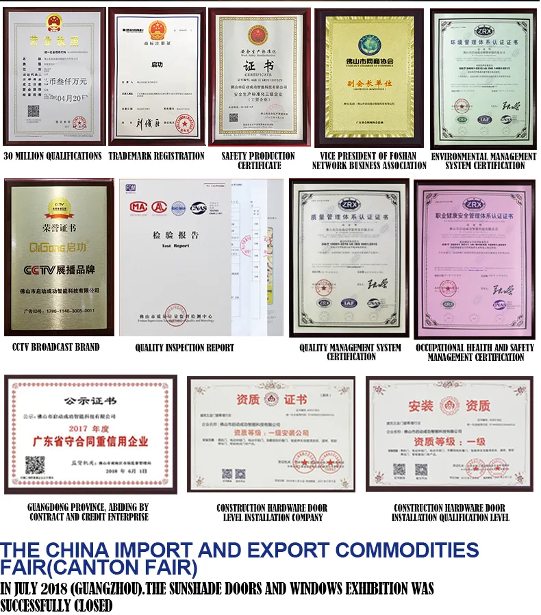 Aluminium Remote Control Retractable Entrance Security Stacking Gate