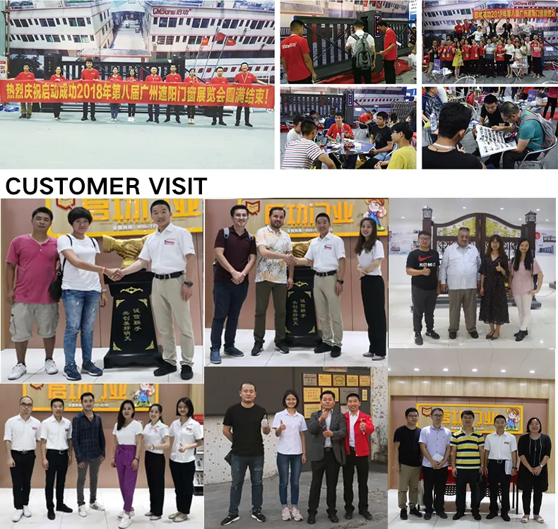 Aluminium Remote Control Retractable Entrance Security Stacking Gate