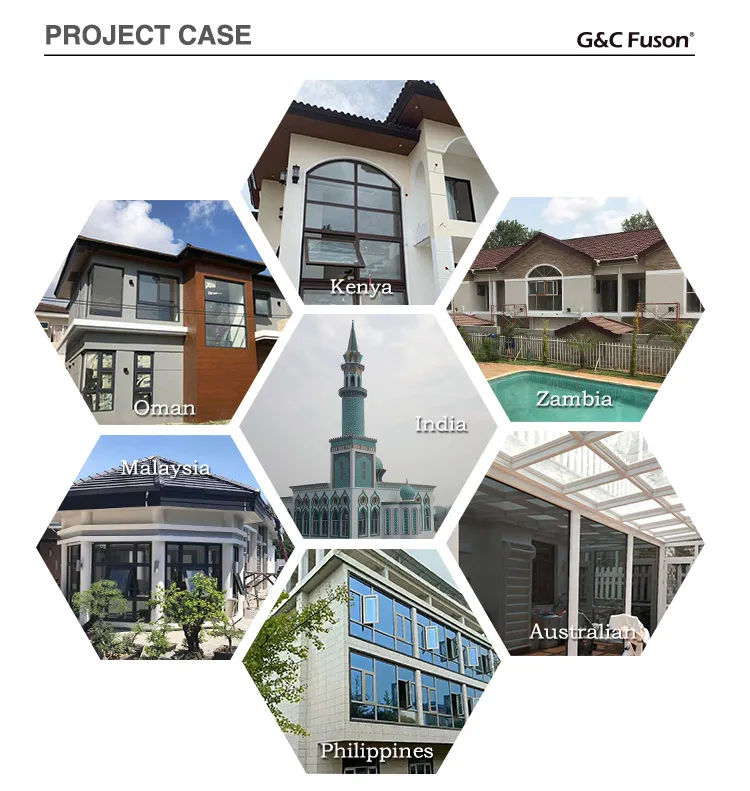 Aluminium Sliding Kitchen Glass Door with Aluminum Frame Thermal Break, Panoramic Sight Clear Glass Sliding Door