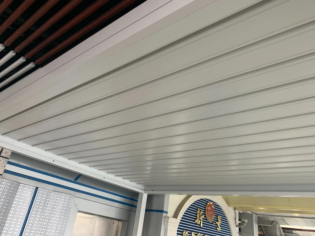 Aluminium Sun Louvre Motorised Aluminium Sun Shutter Louvres|Outdoor Aluminum Sun Shading Louver|Aluminium Louvre Roof