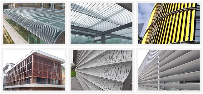 2017 Aluminum Sun Shutter for Exterior Sunshade System of Buildings