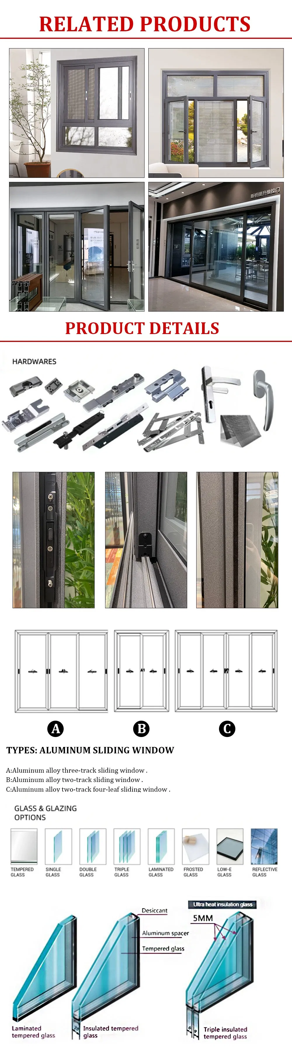 Aluminium Tilt Turn Windows for USA Clients