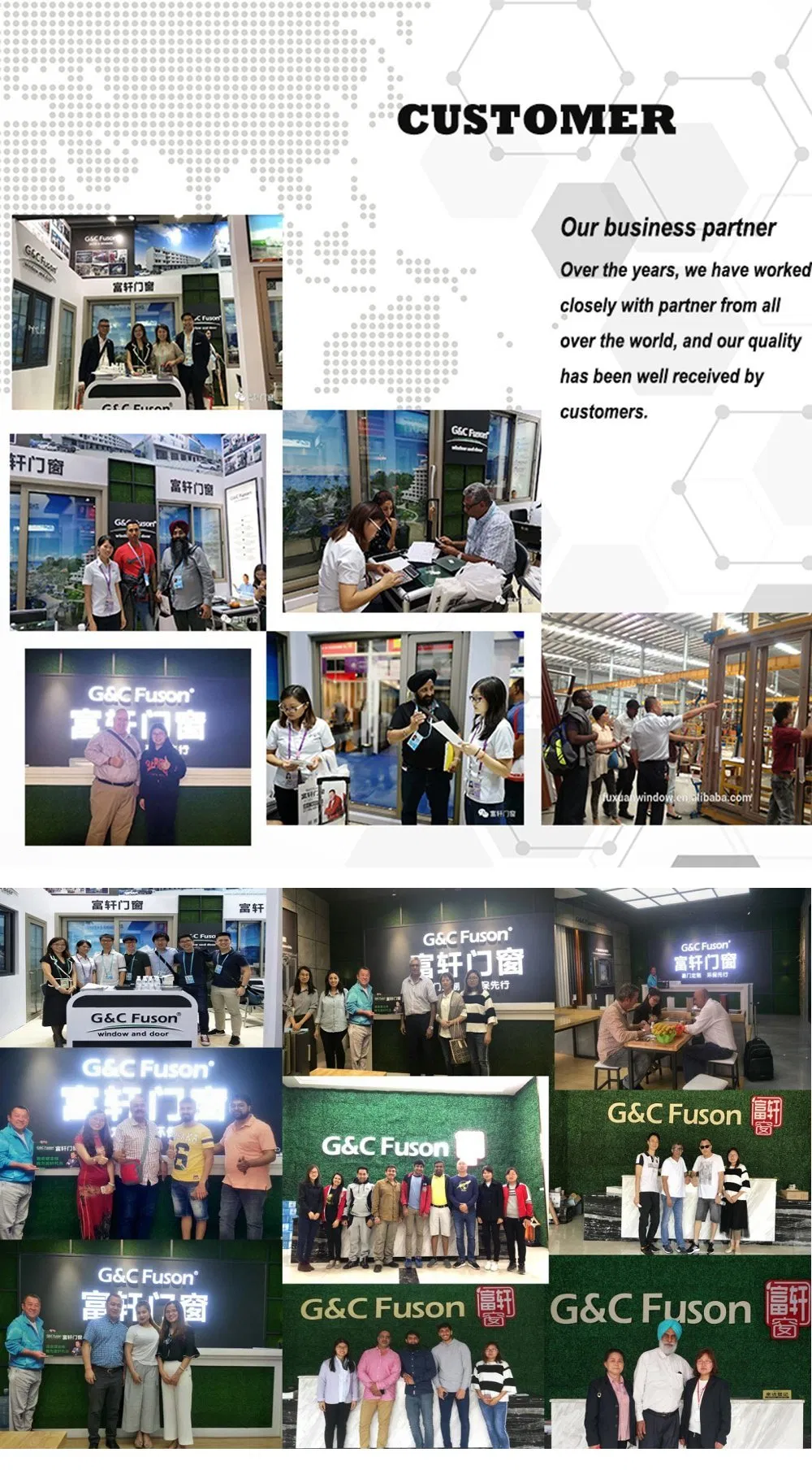 Aluminum Casement Window with Customized Double Glazed Awning/Hung/Sliding Window with Mosquito Net Grill Design Window