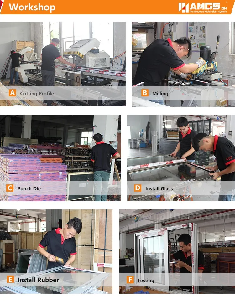 Commercial Double Glass Aluminium Profiles Sliding Door Philippines Price and Design