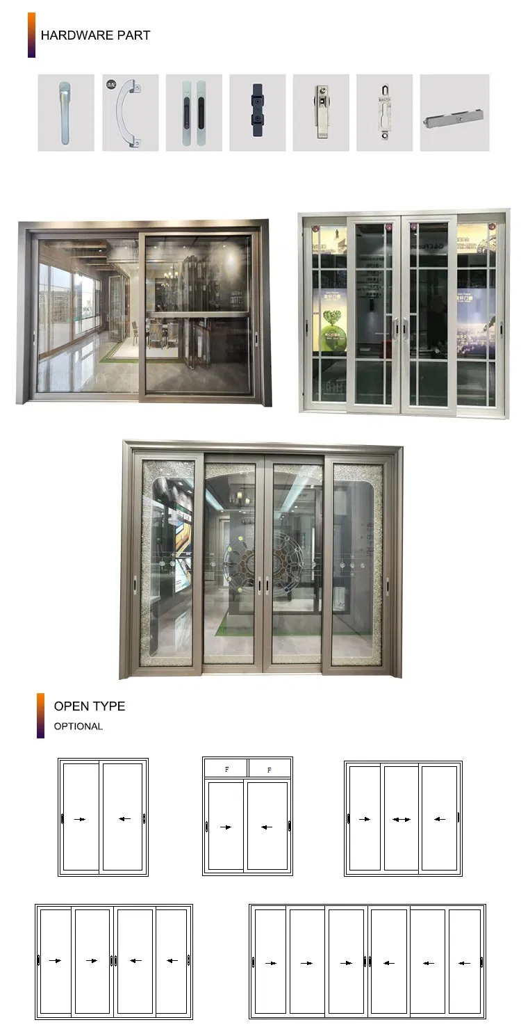 Aluminum Double Glass Sliding Door Philippines Price and Design