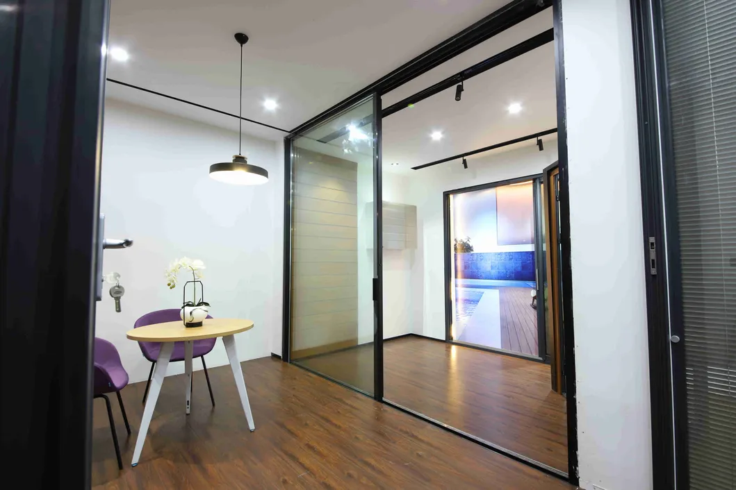 Ample Supply Aluminum Slim Slide Door for Comfortable Life