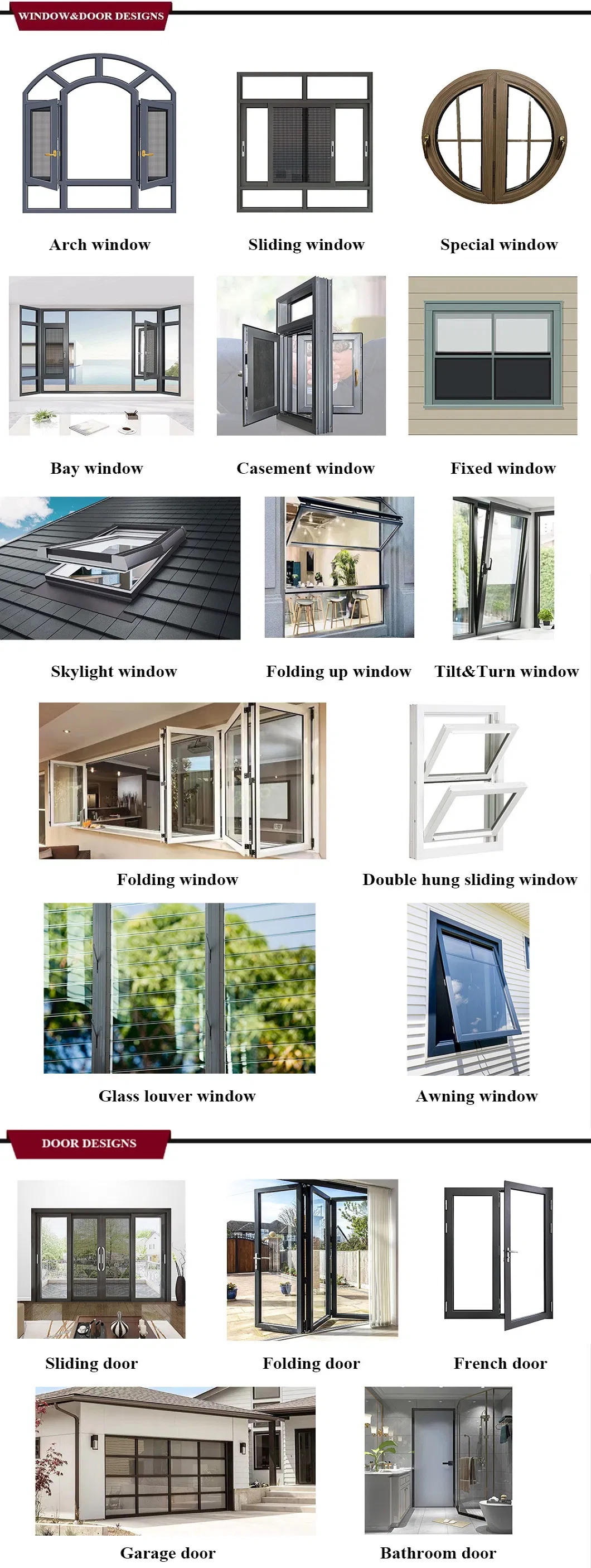 as 2047 Best Aluminum Framed Double Glazed 5 Fans Bifolding Thermal-Break Stylish Modern Luxury Design Bi-Folding Door