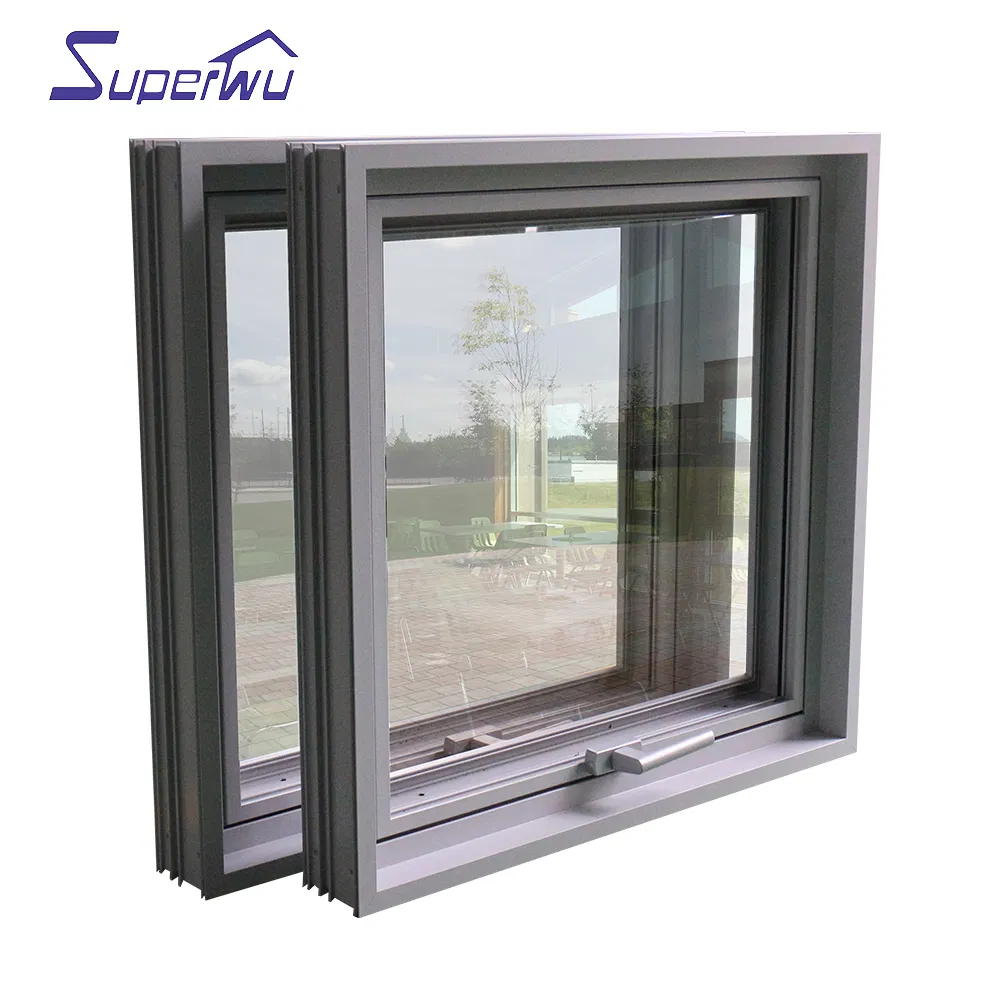 As2047 As2208 As1288 Standard Double Glazed Aluminium Awning Window with Australia Local Design