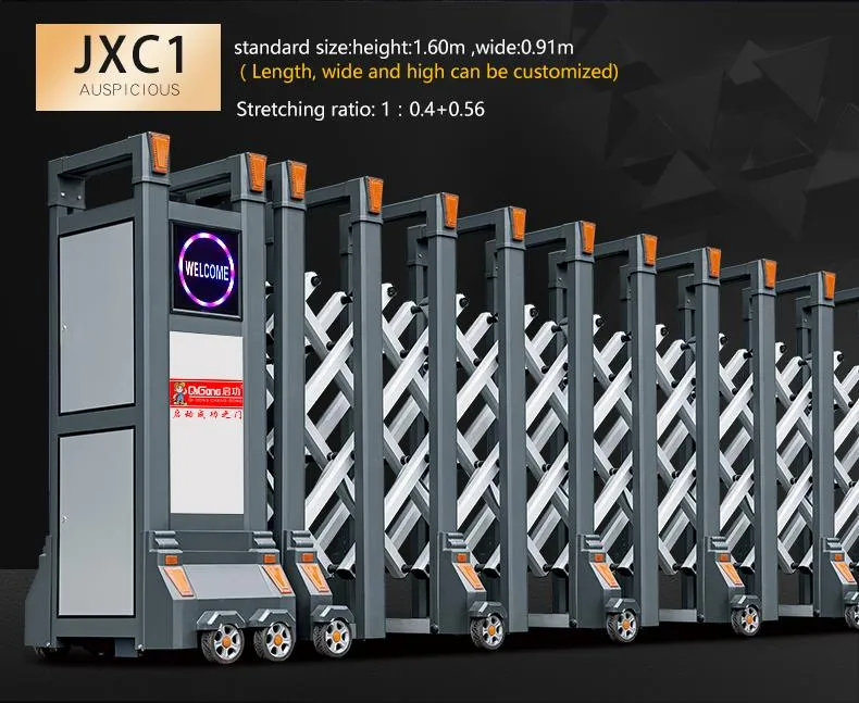 Automatic Gate with Motor Security Alarm Luxury Automatic Retractable Gate with Low Price Auto Main Entrance Electric Door Gate