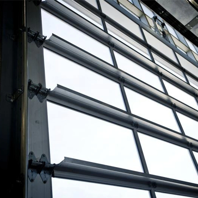 Automatic Industrial Aluminum Alloy Sectional Glass Shop Door
