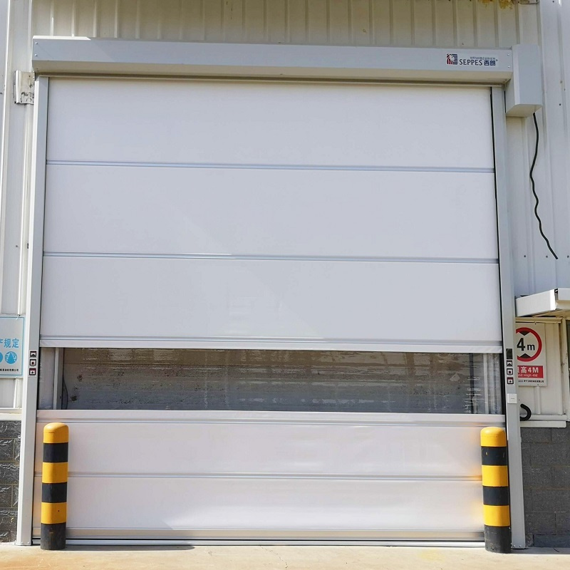 Automatic Plastic Door Radar Express Logistics Center Interior Roll up Door 9X7