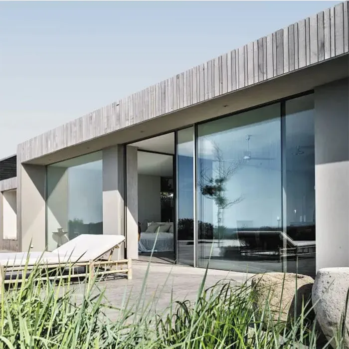 Best Selling Enduring 5% off Tempered Glass Metal Door with Double Glass