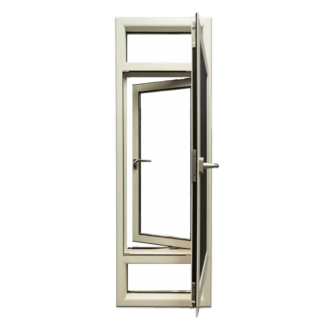 Building Material Aluminium Casemet/Swing Window with 5+9A+5mm Tempered Glass