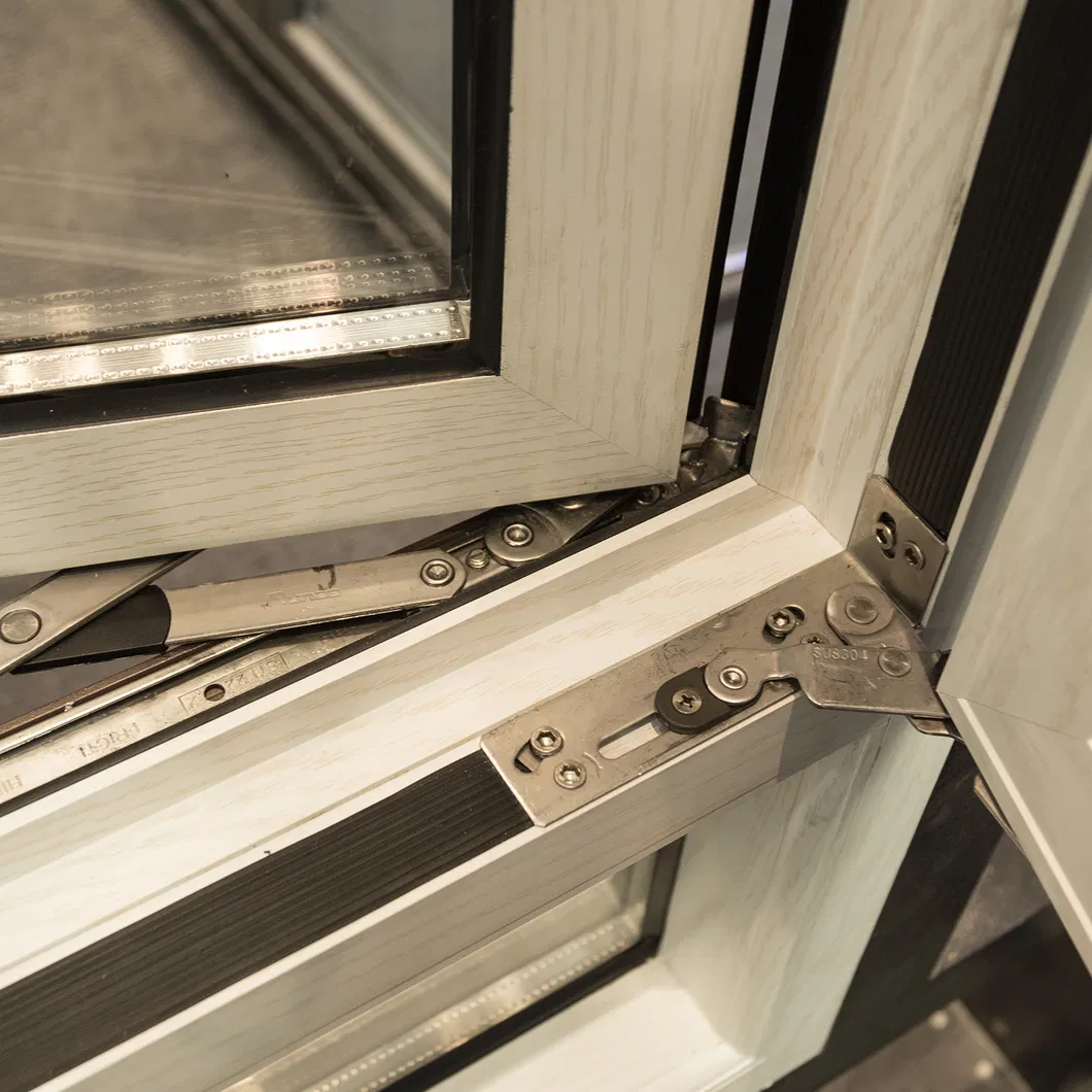 Building Material Aluminium Casemet/Swing Window with 5+9A+5mm Tempered Glass