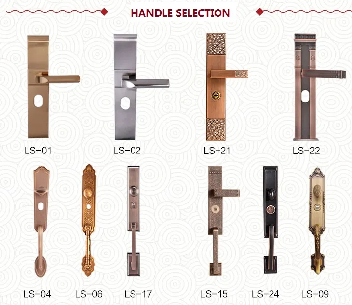 Building Material Secuirty Aluminum Door with Tempered Glass Zf-Ds-096