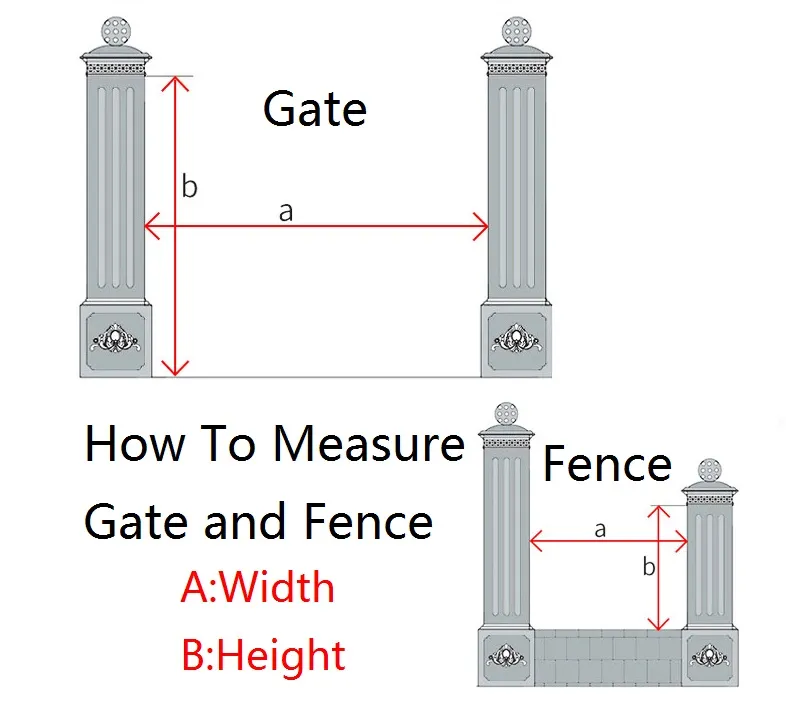 Cheap Exterior Decorative Metal Aluminum Garden Front Main Gate Zf-Ds-062