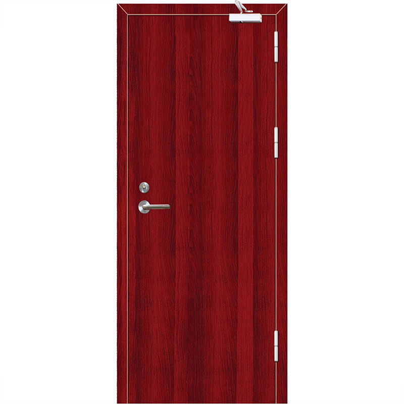 Cheap House Metal Frame Wood Doors Design Interior American Steel Wooden Door