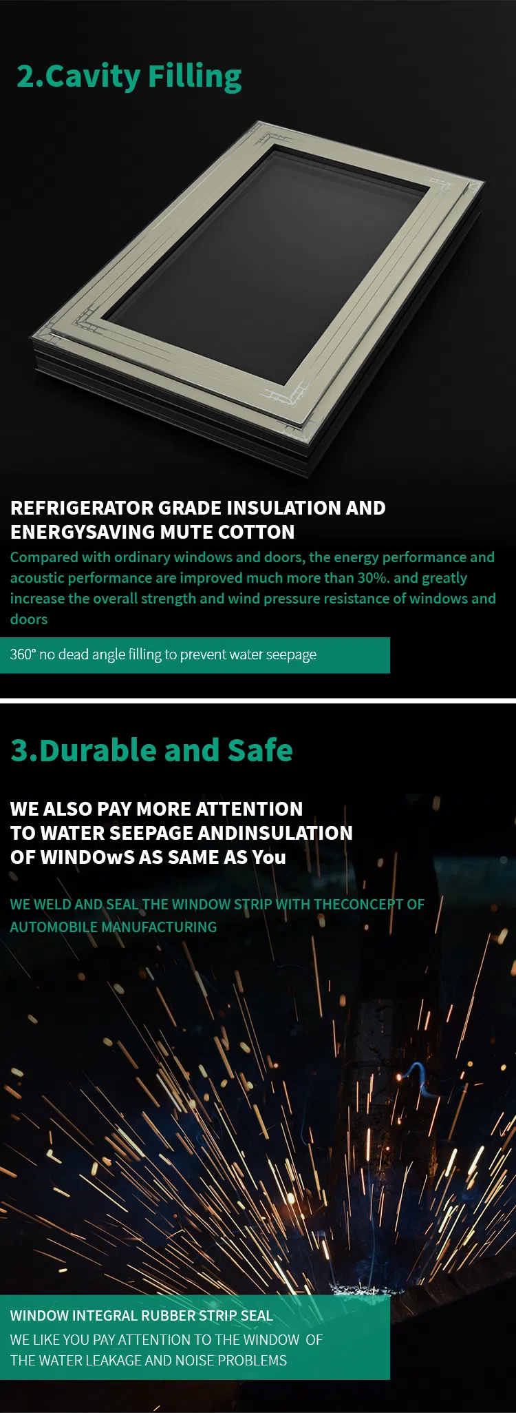 China Manufactuner Lt138 Aluminium Sliding Window Designs Thermal Break Aluminum