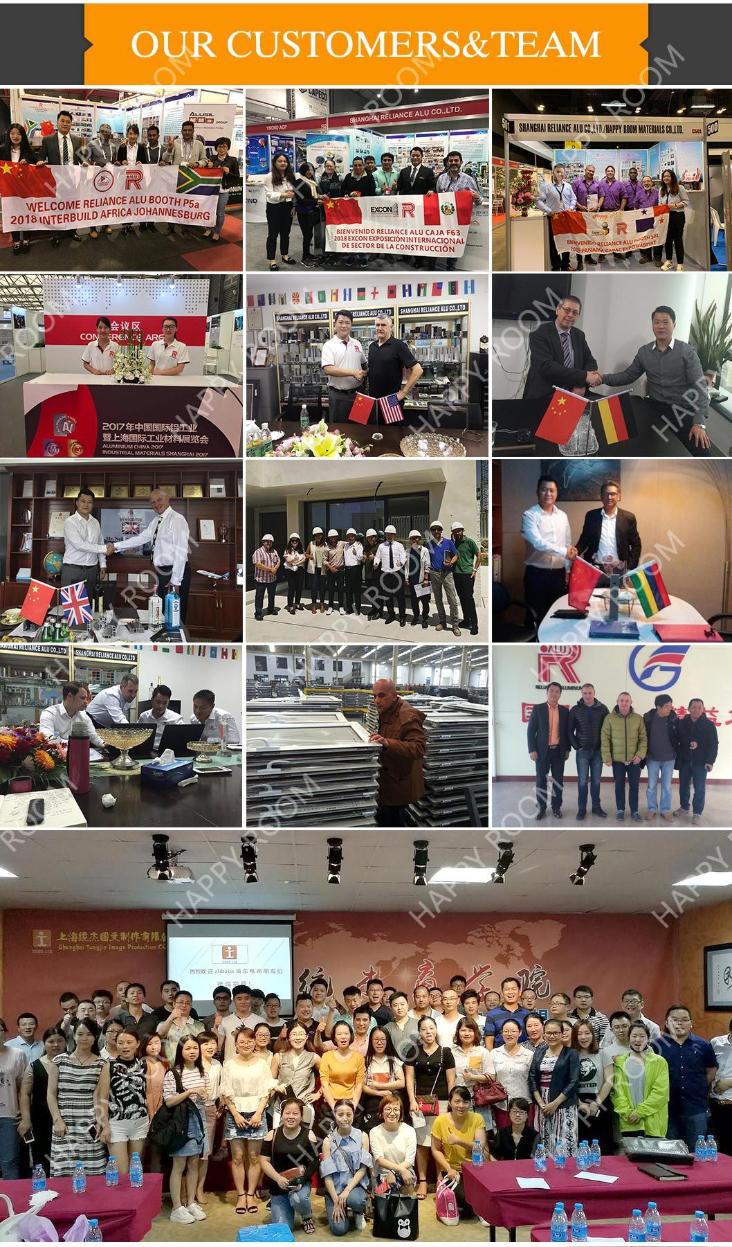 China Manufacture House of Aluminum Alloy Sliding Casement Door Window