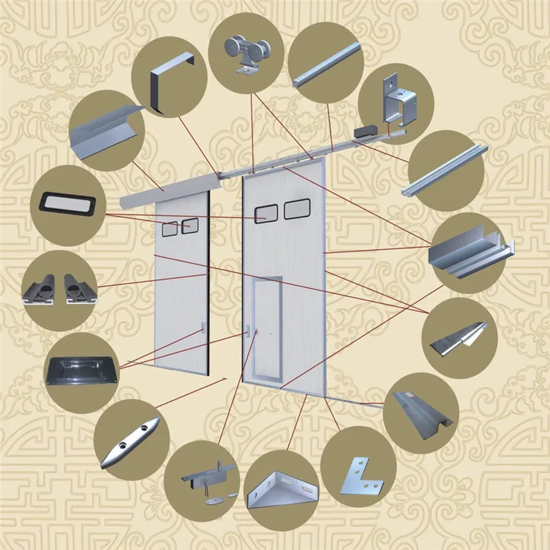China Supplier Industrial Automatic Opening Steel Sliding Sectional Door