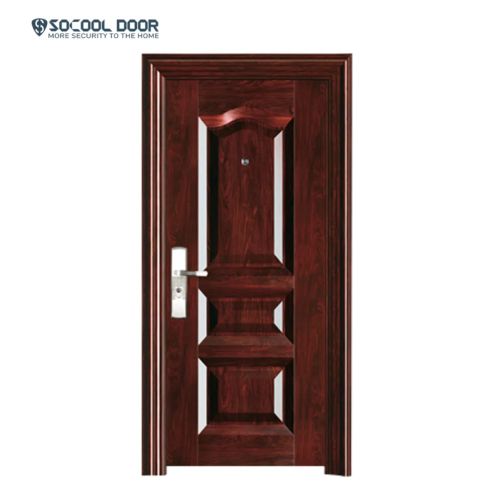 Chinese Manufacture Modern Steel Inside Metal Doors Exterior