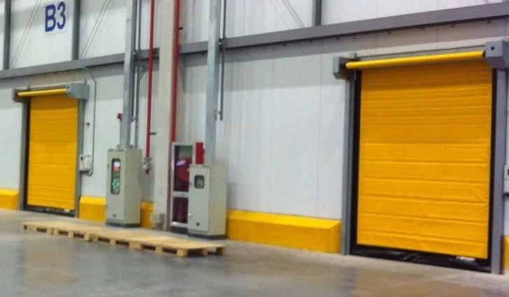 Clean Room Reset PVC Fabric Self Repairing Self Repairable Roll up Fast High Speed Overhead Rolling Shutter PVC Zipper Overhead Garage Door