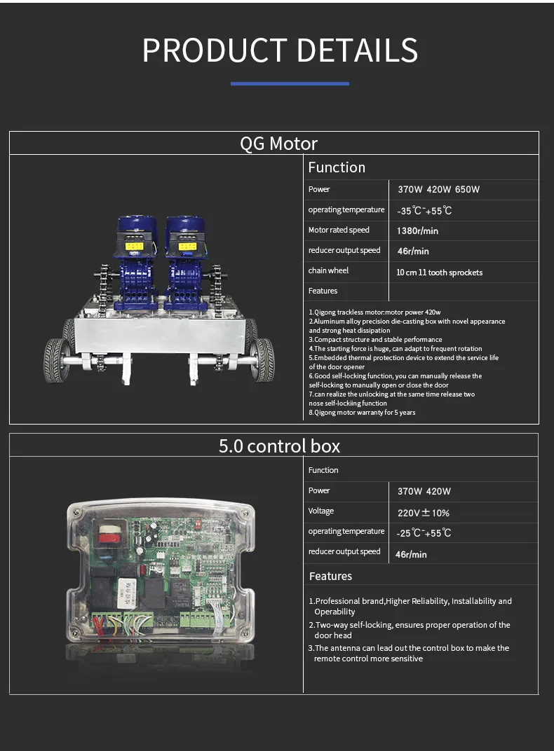 Doors for Factory Automatic Retractable Gate Aluminum Alloy Modern Electric Fence Door