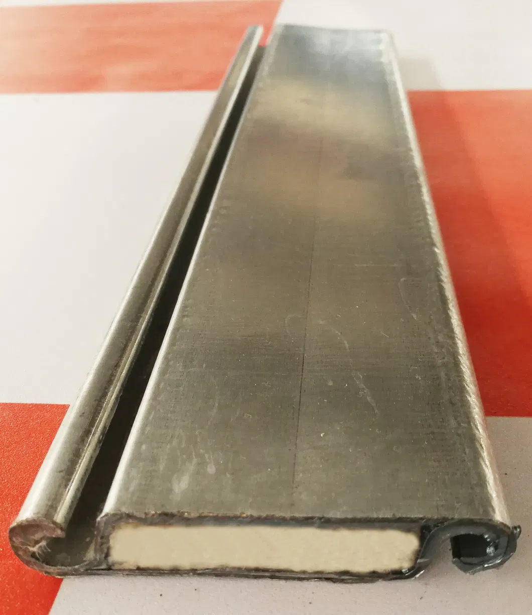 Double Layer Insulated Fire Rated Gi Roller Shutter Slats/ Rock Wool